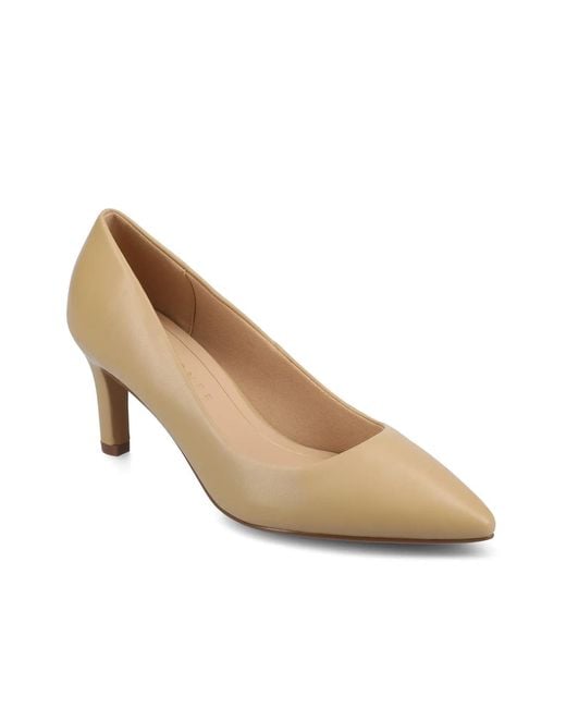 Journee Collection Black Scylee Pump