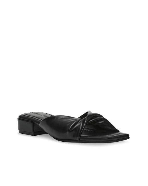 Anne Klein Black Lorena Sandal
