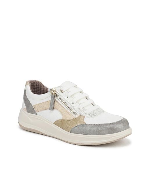 LifeStride White Team Player Slipon Sneaker