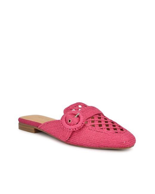 Nine West Pink Caspe Mule
