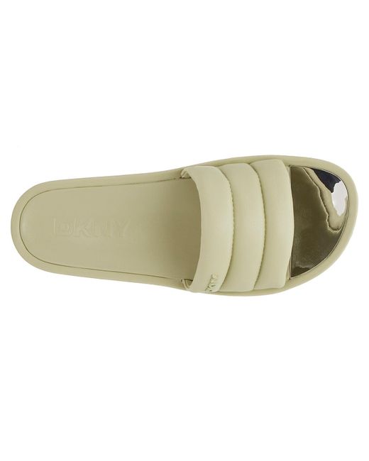 DKNY White Jadore Platform Sandal