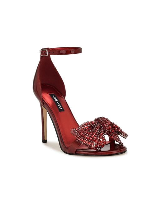 Nine West Red Tansie Sandal