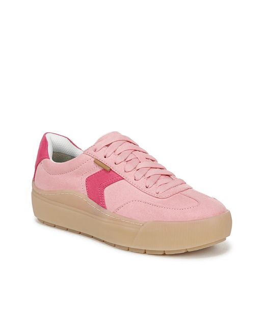 Dr. Scholls Pink Time Off Win Platform Sneaker