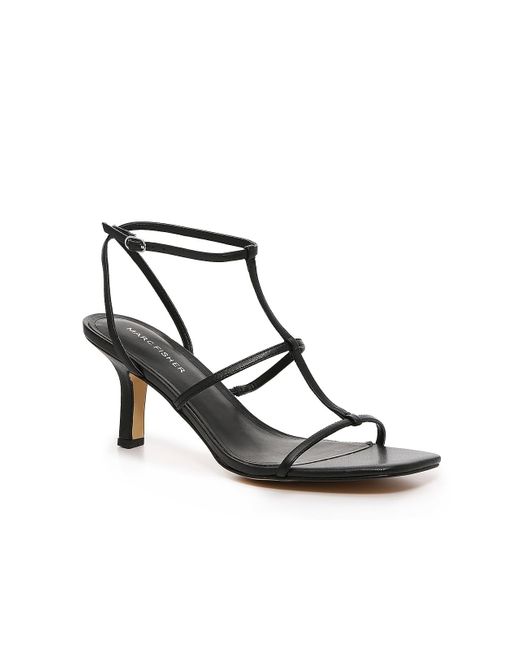 Marc Fisher Qulsa Sandal in Black Lyst