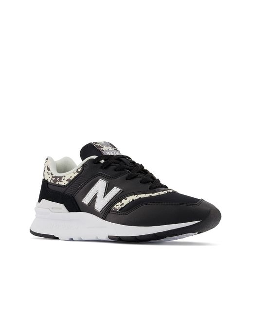 New Balance Synthetic 997h Sneaker in Black/White Leopard Print (Black) Lyst