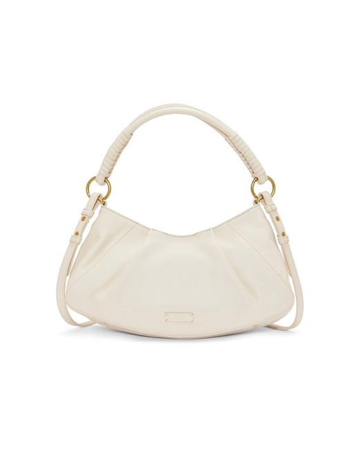 Vince Camuto White Eriel Leather Crossbody Bag
