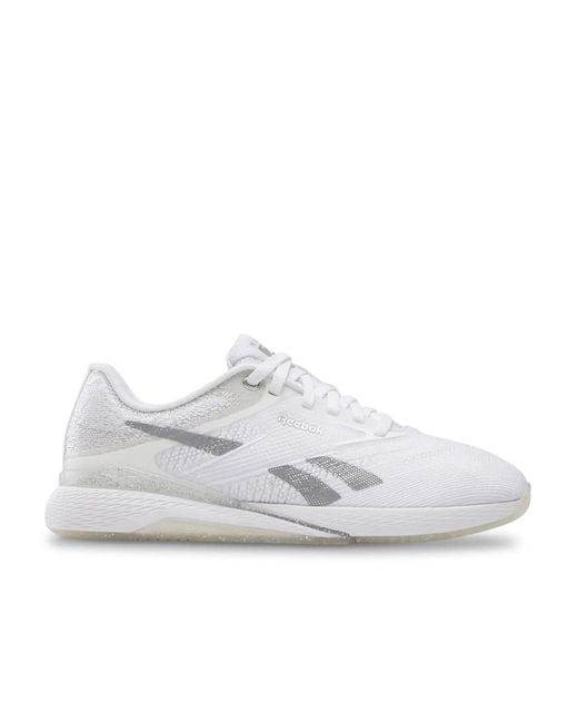 Reebok White Nano X5 Training Shoe