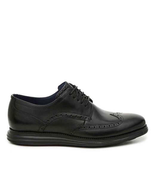 cole haan wingtip black