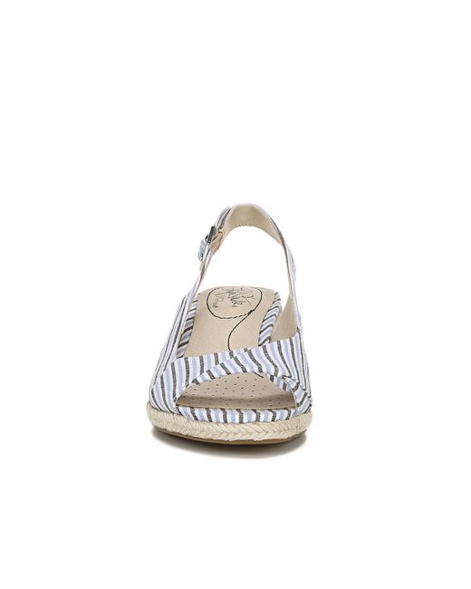 lifestride socialite espadrille wedge sandal