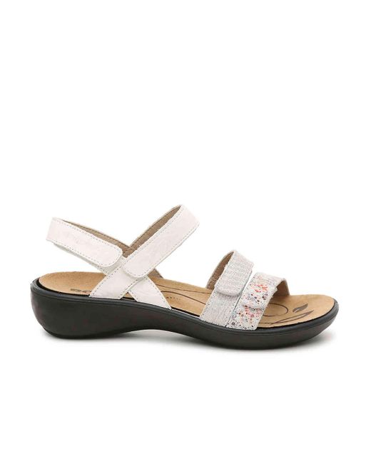 Romika Romika Ibiza 103 Quarter Strap Sandal in White Leather (White) - Save 27% - Lyst