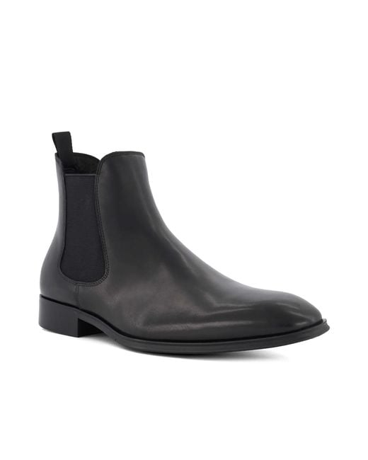 Dune Black Mandatory Chelsea Boot for men