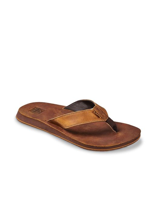 Reef Leather Drift Classic Sandal in Dark Brown (Brown) for Men | Lyst