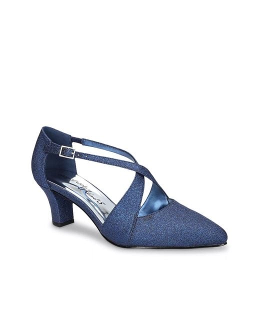 Easy Street Blue Elegance Pump