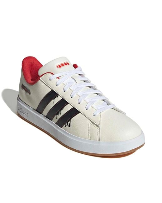 Adidas White Disney Home Alone Grand Court Sneaker