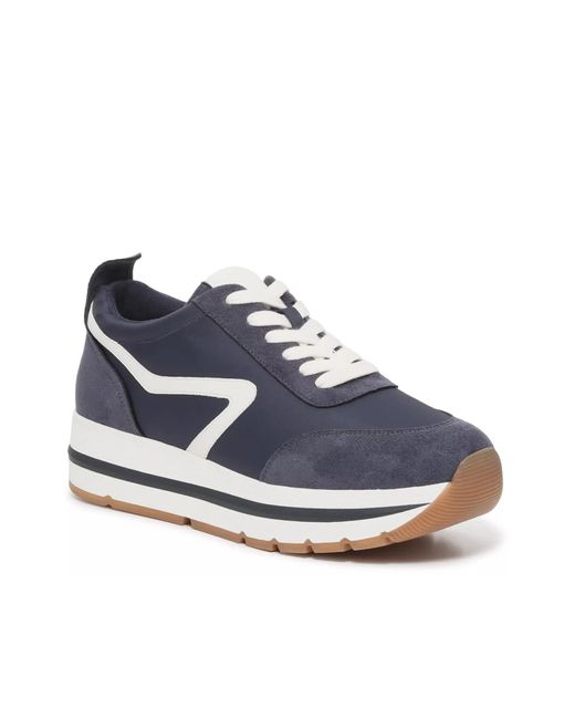 Steve Madden Blue Rueben Platform Sneaker