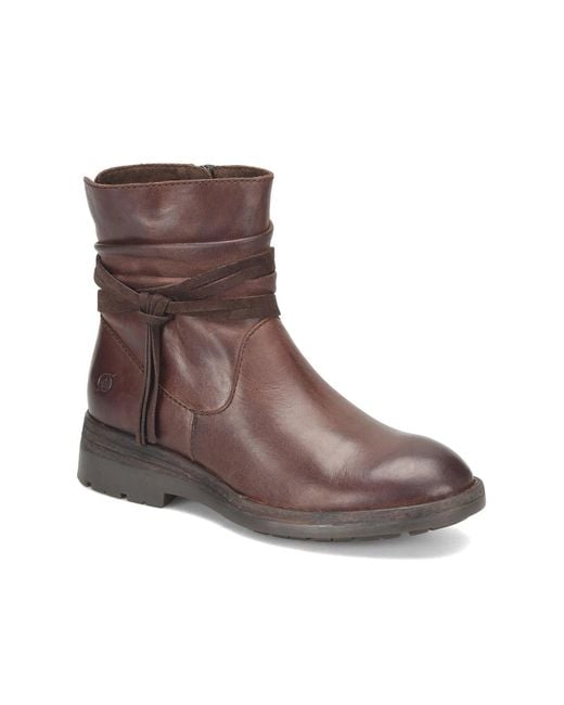 Born Brown Mollie Bootie