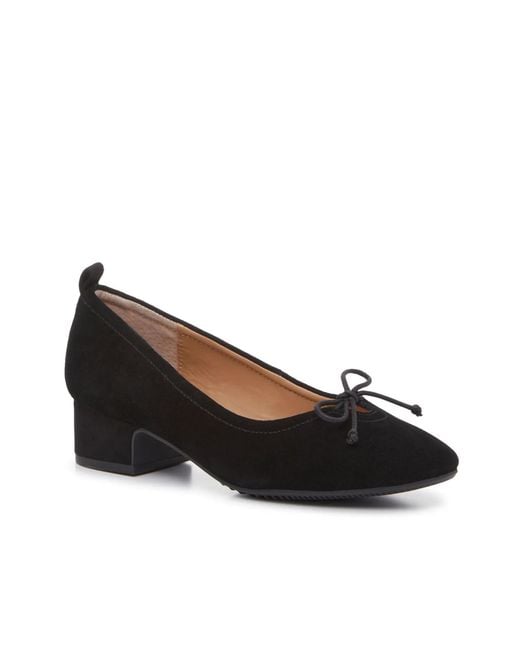 Hush Puppies Black Netty Pump
