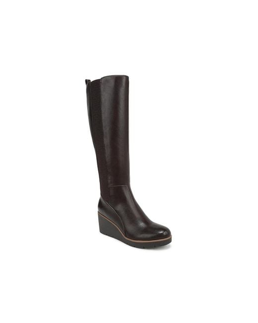 Naturalizer Black Wide Width Adrian Wedge Boot