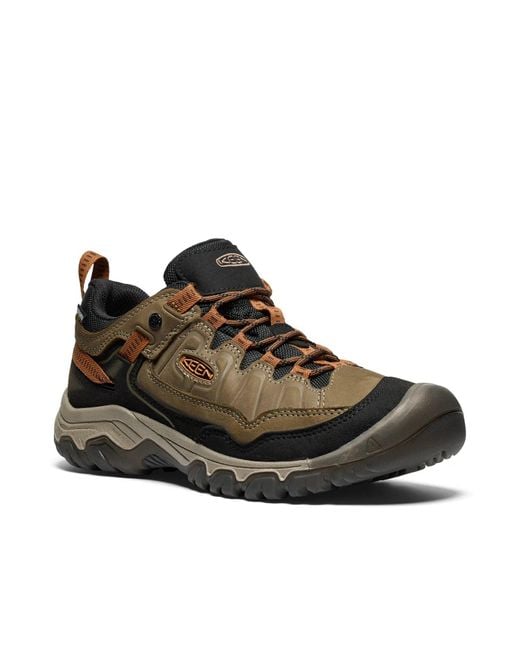 Keen Black Wide Width Targhee Iv Waterproof Hiking Shoe for men