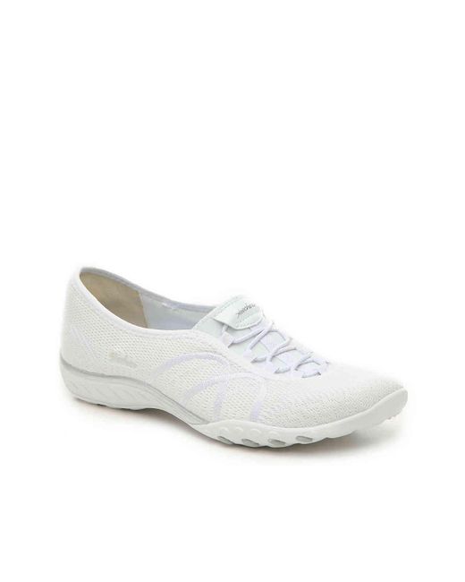 Skechers White Relaxed Fit Sweet Jam Slip-on Sneaker