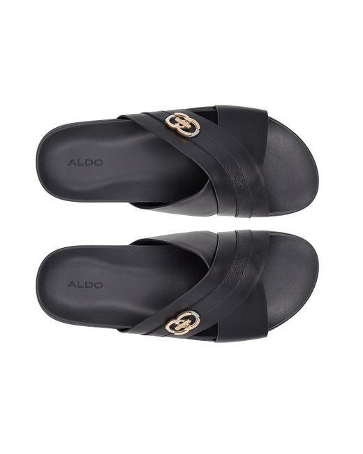 ALDO Black Delmar Sandal for men
