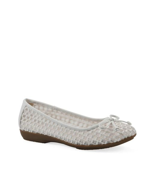 White Mountain Gray Chelcy Ballet Flat