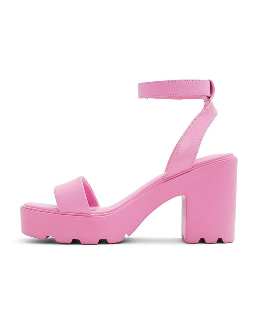 Call It Spring Pink Wave Platform Sandal