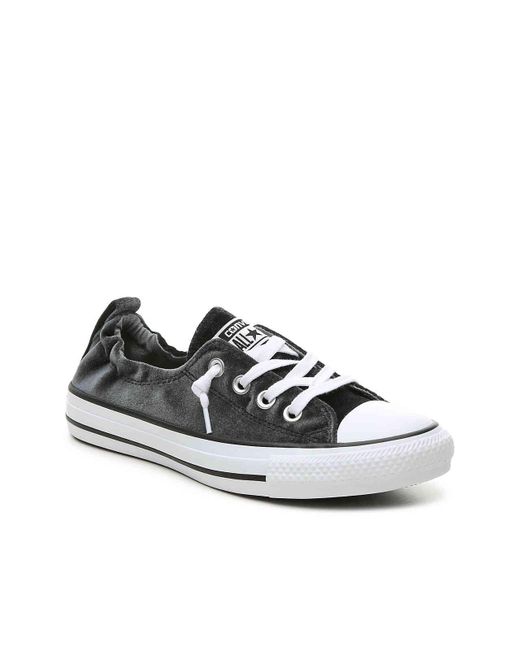 Converse Chuck Taylor All Star Shoreline Velvet Slip-on Sneaker in Black |  Lyst