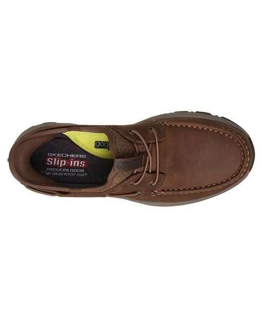 Skechers Slip-ins Relaxed Fit Knowlson Shore Thing Moc Slip-on in Brown ...