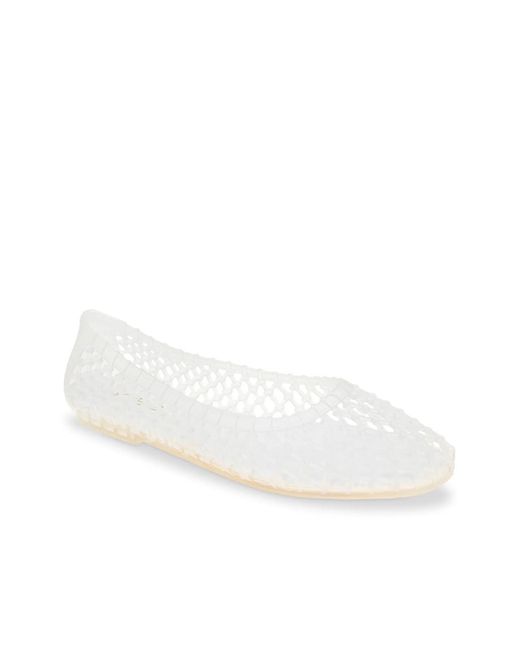 BCBGMAXAZRIA White Marlow Ballet Flat