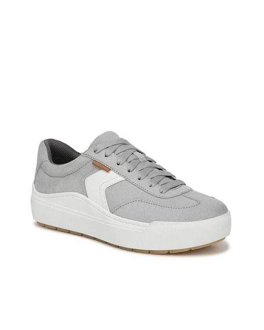 Dr. Scholls White Time Off Win Platform Sneaker