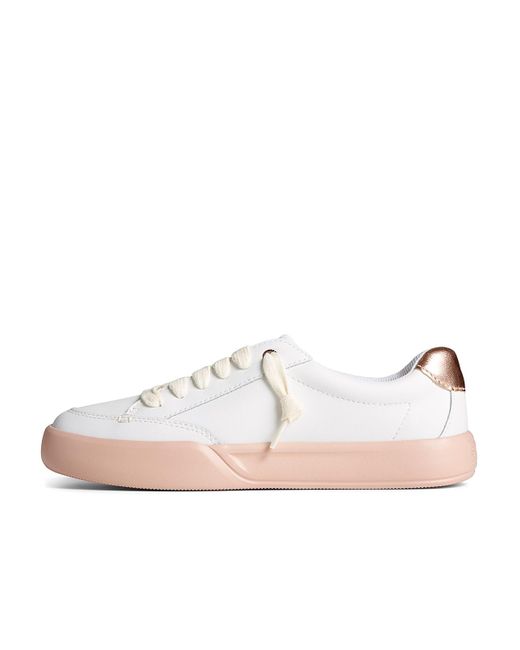 Sperry Top Sider Breaker Plushstep Ltt Faded Sneaker in White Lyst