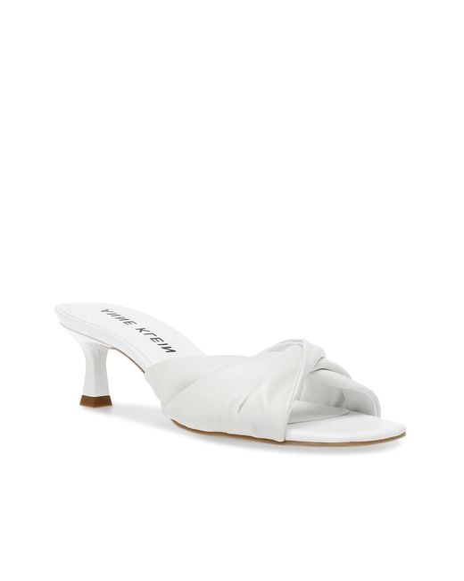Anne Klein Synthetic Laila Sandal in White - Lyst