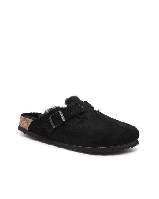 boston shearling lined clog