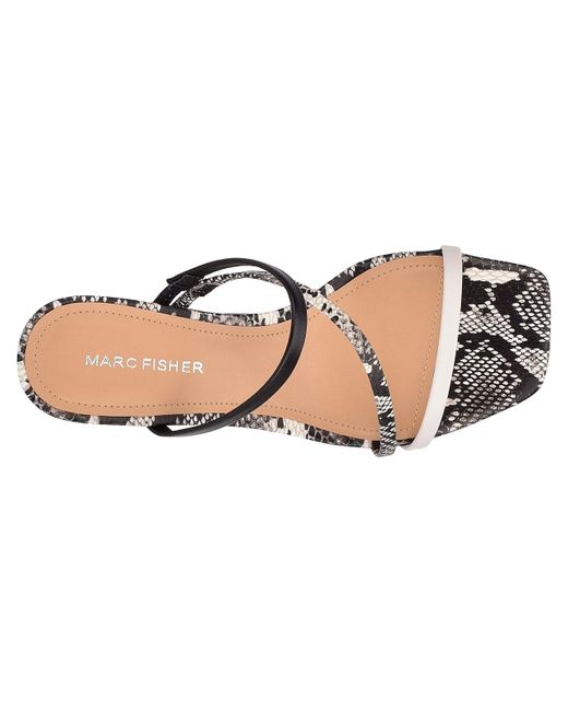 Marc Fisher Aliana Sandal in Black Lyst