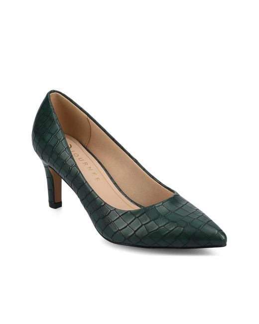 Journee Collection Blue Scylee Pump