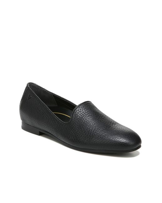 Vionic Leather Willa Ii Loafer in Black | Lyst