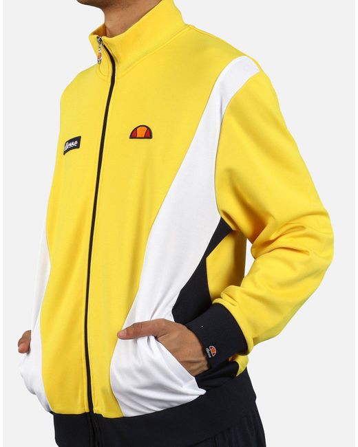 Ellesse Synthetic Vilas Track Jacket in Yellow for Men - Save 60% - Lyst