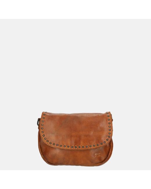 Bear Design Crossbody Tas Studs in het Brown