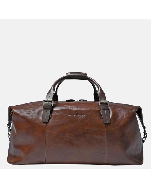 Samsonite Castelijn En Beerens Rien Weekendtas Cognac in het Brown
