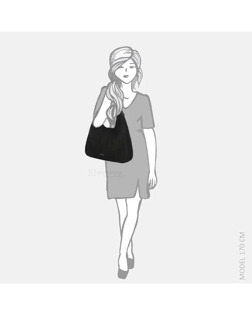 Michael Kors Nolita Hobo Schoudertas L Black