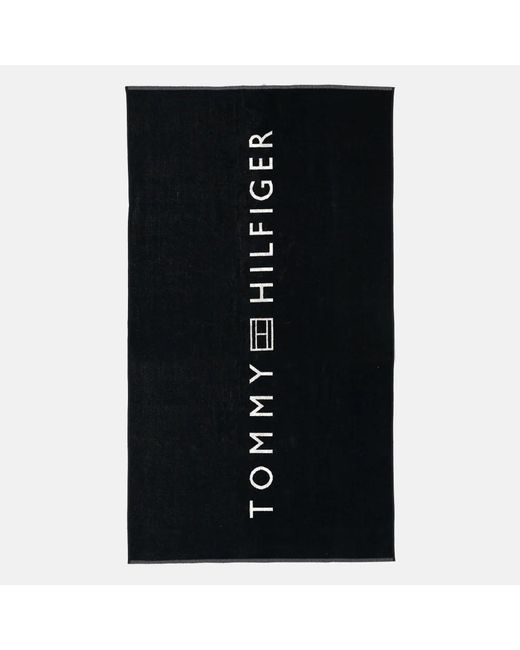 Tommy Hilfiger Towel Desert Sky in het Black