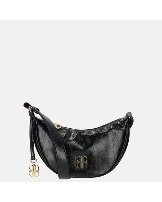 Laurent David Crossbody Tas Lak S Black