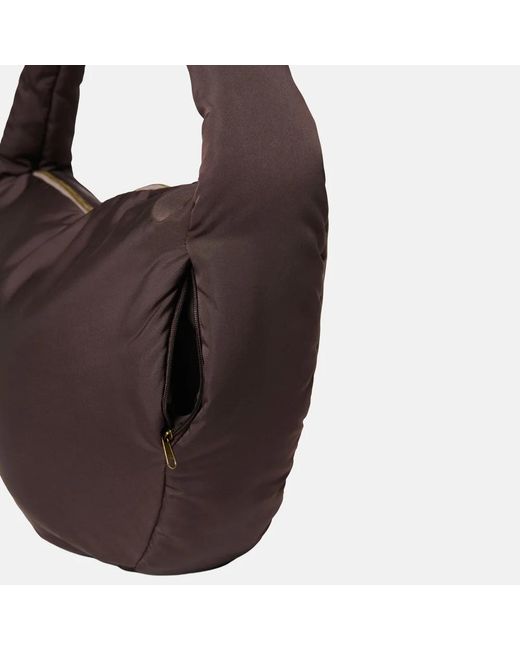 Studio Noos Puffy Crossbody Tas Brown in het Purple