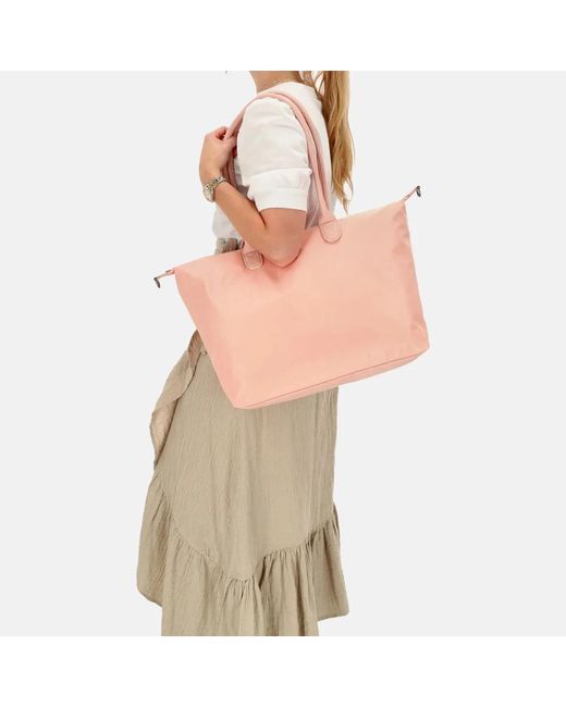 Charm London Buckingham Mono Shopper Met 15.6 Inch Laptopvak L Licht in het Pink