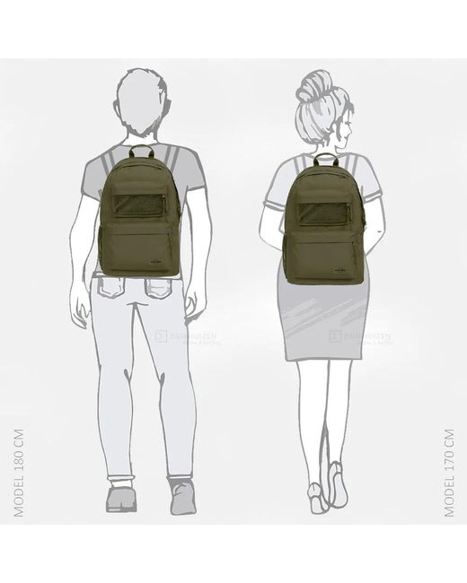 Eastpak Double Office Laptoprugzak 17 Inch Dark Grass in het Green