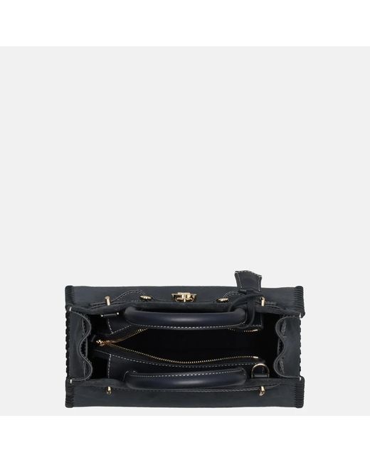 Tommy Hilfiger American Icon Handtas Space Blue in het Black