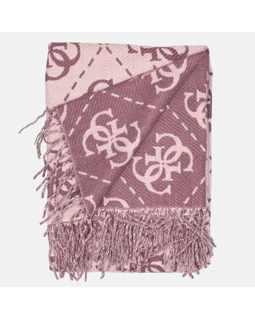 Guess Sjaal Grape in het Pink