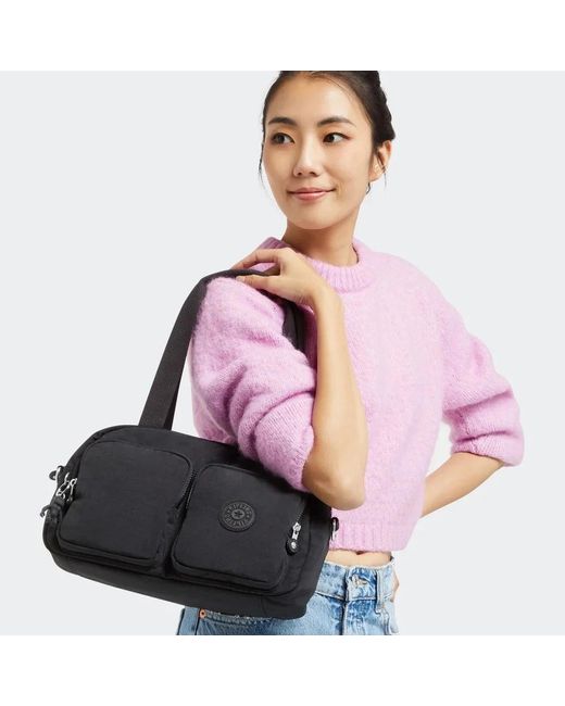 Kipling Cool Defea Schoudertas Black Noir