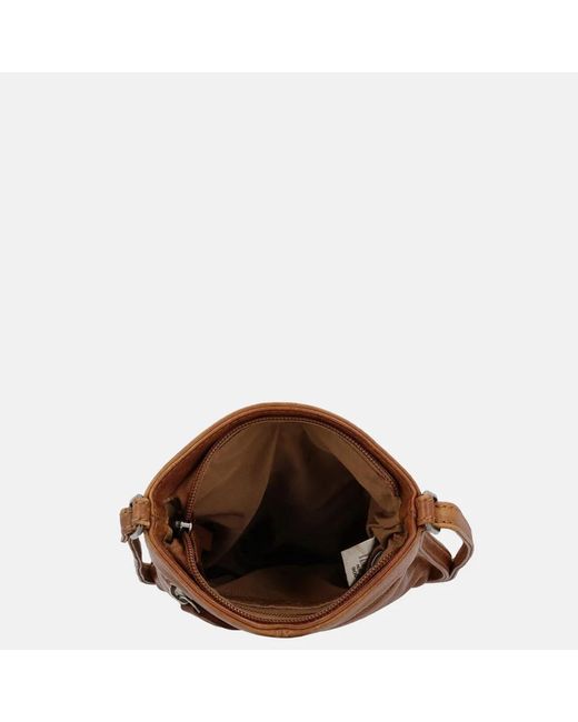Hide & Stitches Earth Inspire Crossbody Tas Bruin in het Brown